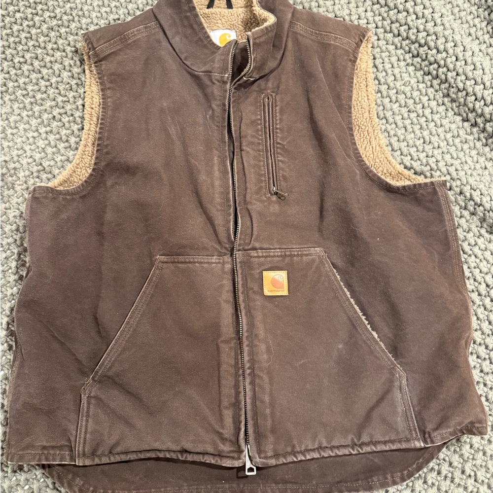 Carhartt Tan Sherpa Vest